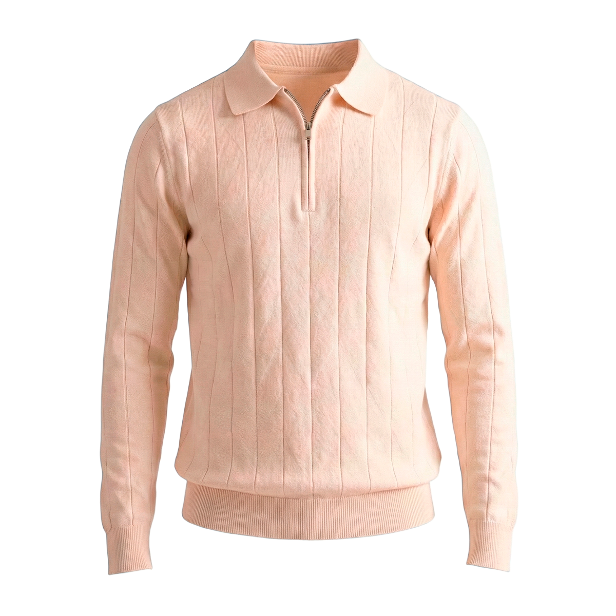 Classic Ribbed Zip Sweater